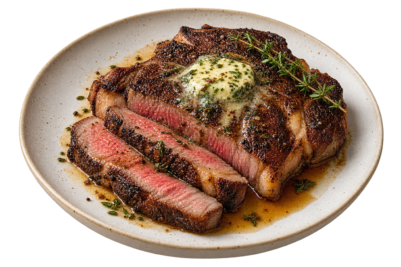 Ribeye steak, an illustrative Chef Jay menu presentation